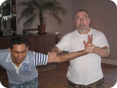 Physical intervention training in progress